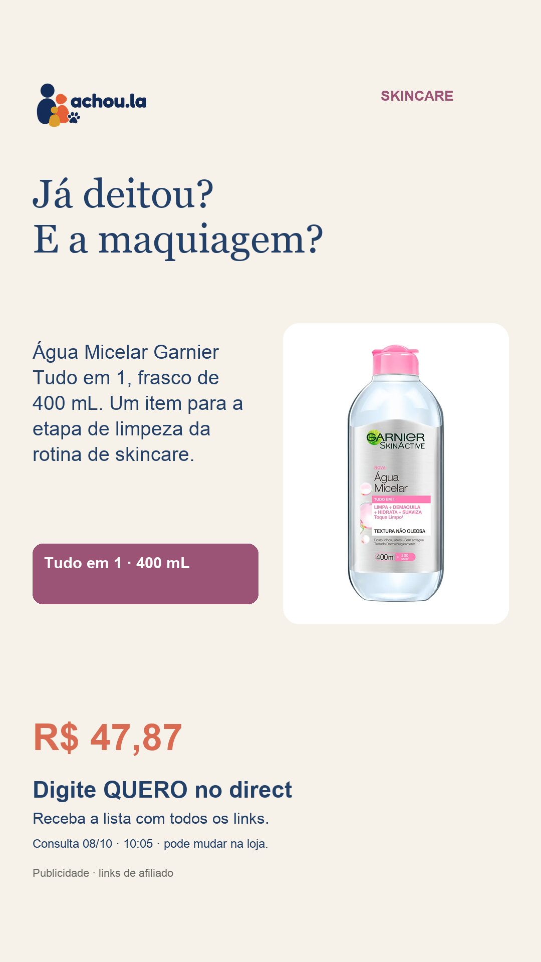 Story do achado CUIDADO-002